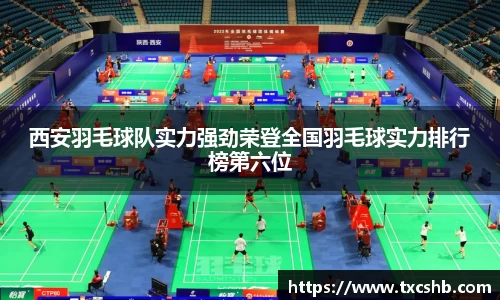 西安羽毛球队实力强劲荣登全国羽毛球实力排行榜第六位