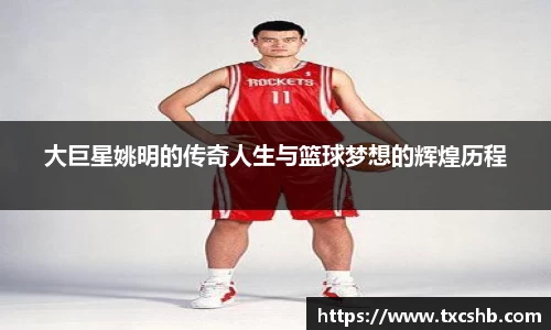 大巨星姚明的传奇人生与篮球梦想的辉煌历程